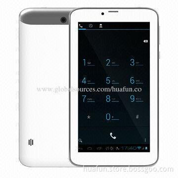 6.5-inch 3G Tablet PCs, 800 x 480P, IPS/TN, 1/16GB, 0.3/2.0MP Front/Back Camera, Dual-core, MTK8312